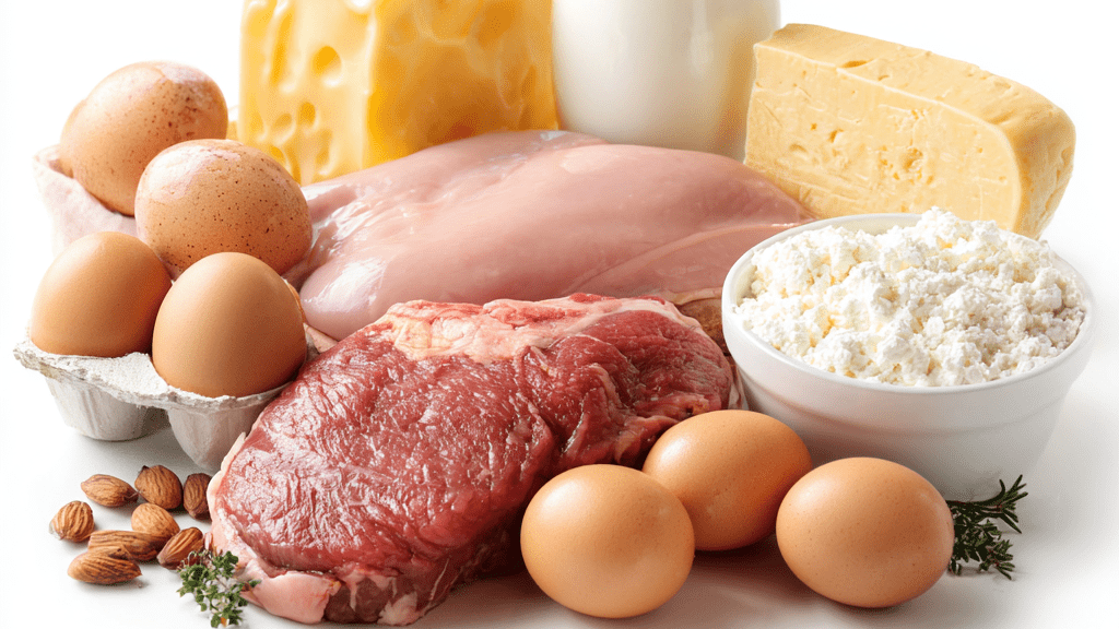 Основные источники белка в продуктах питания