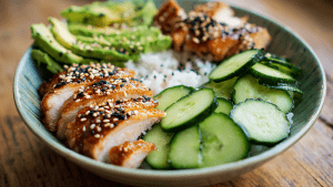 Поке с курицей