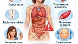 Дефицит фосфора в организме