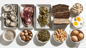 Продукты с высоким содержанием цинка: список и таблица