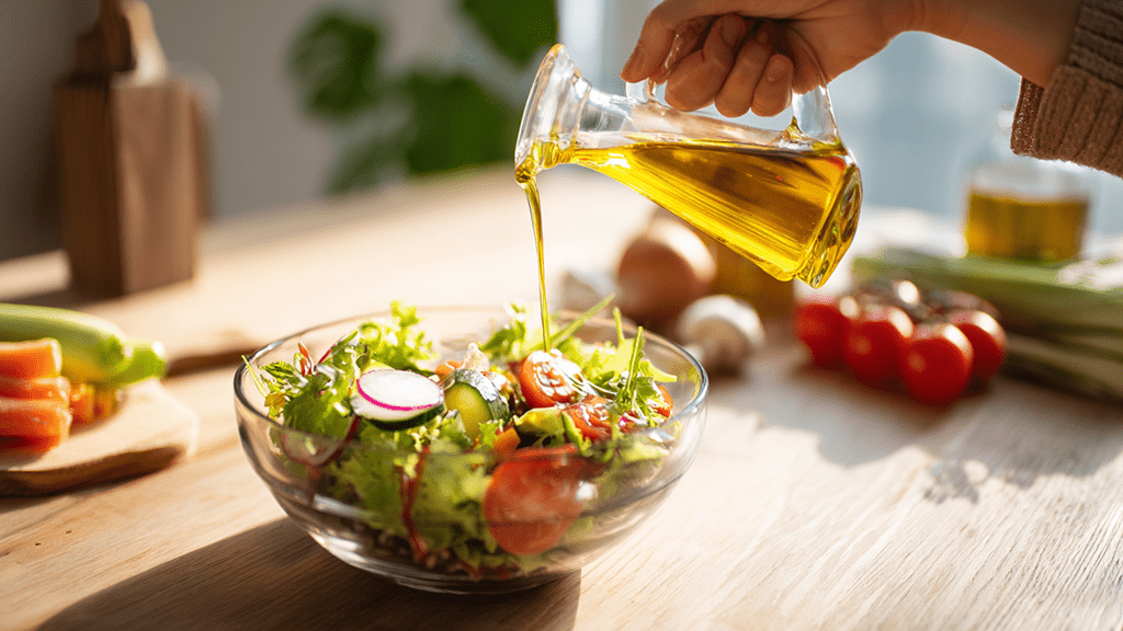 Растительные масла для жарки и салатов