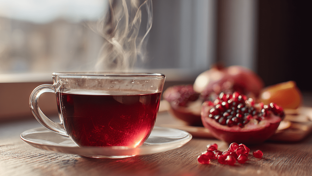 Чем полезен гранатовый чай для здоровья Польза гранатового чая для иммунитета и обмена веществ