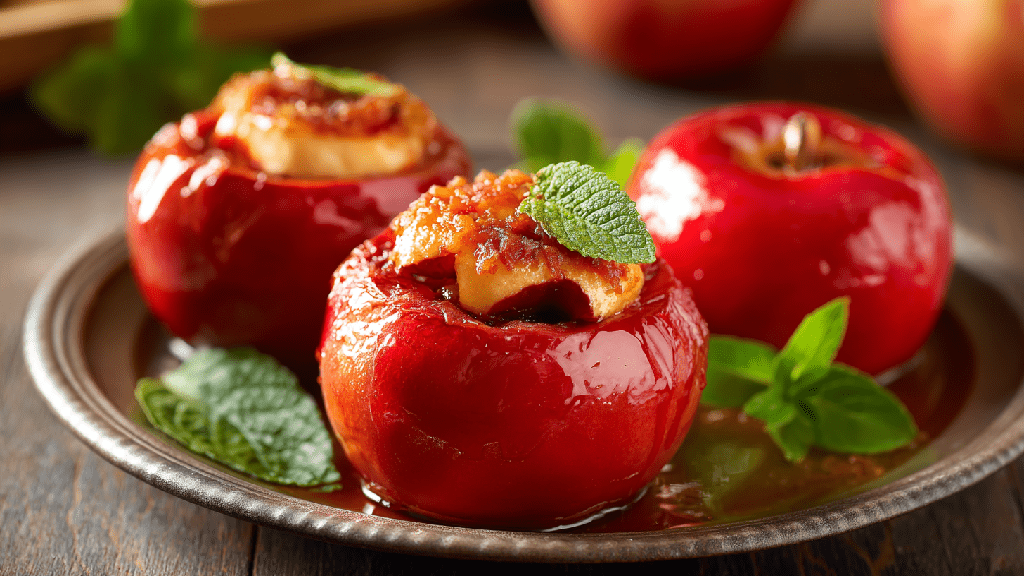 Печеные яблоки польза и вред