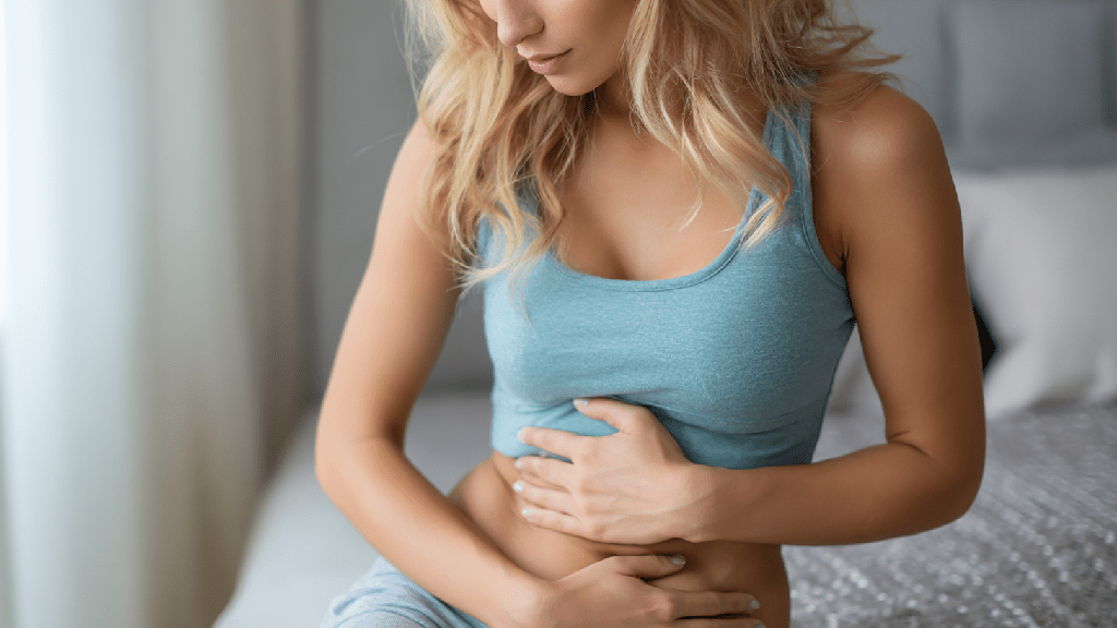 Вздутие живота без газов
