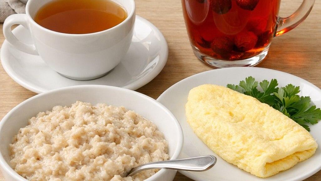 Пример меню на день при хроническом вздутии живота