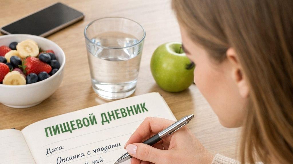 Ведение пищевого дневника.