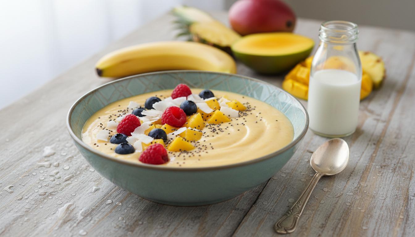 Смузи-боулы: освежающие рецепты для бодрого утра.. 4 освежающих рецепта для бодрого начала дня