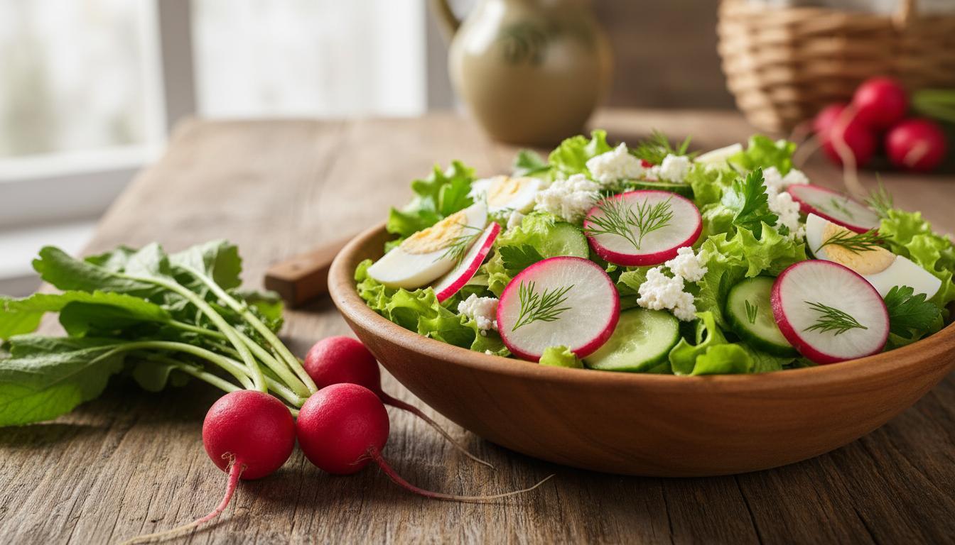 Редис — король апреля: как он влияет на метаболизм и пищеварение.. Пищевая ценность и химический состав весеннего овоща